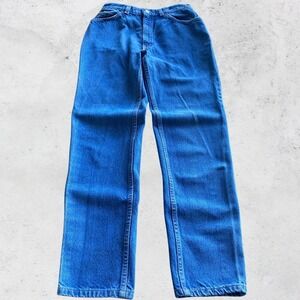 Vintage Levis Jeans Womens 27 x 30 Orange Tab Tapered 80s Made USA Blue Retro